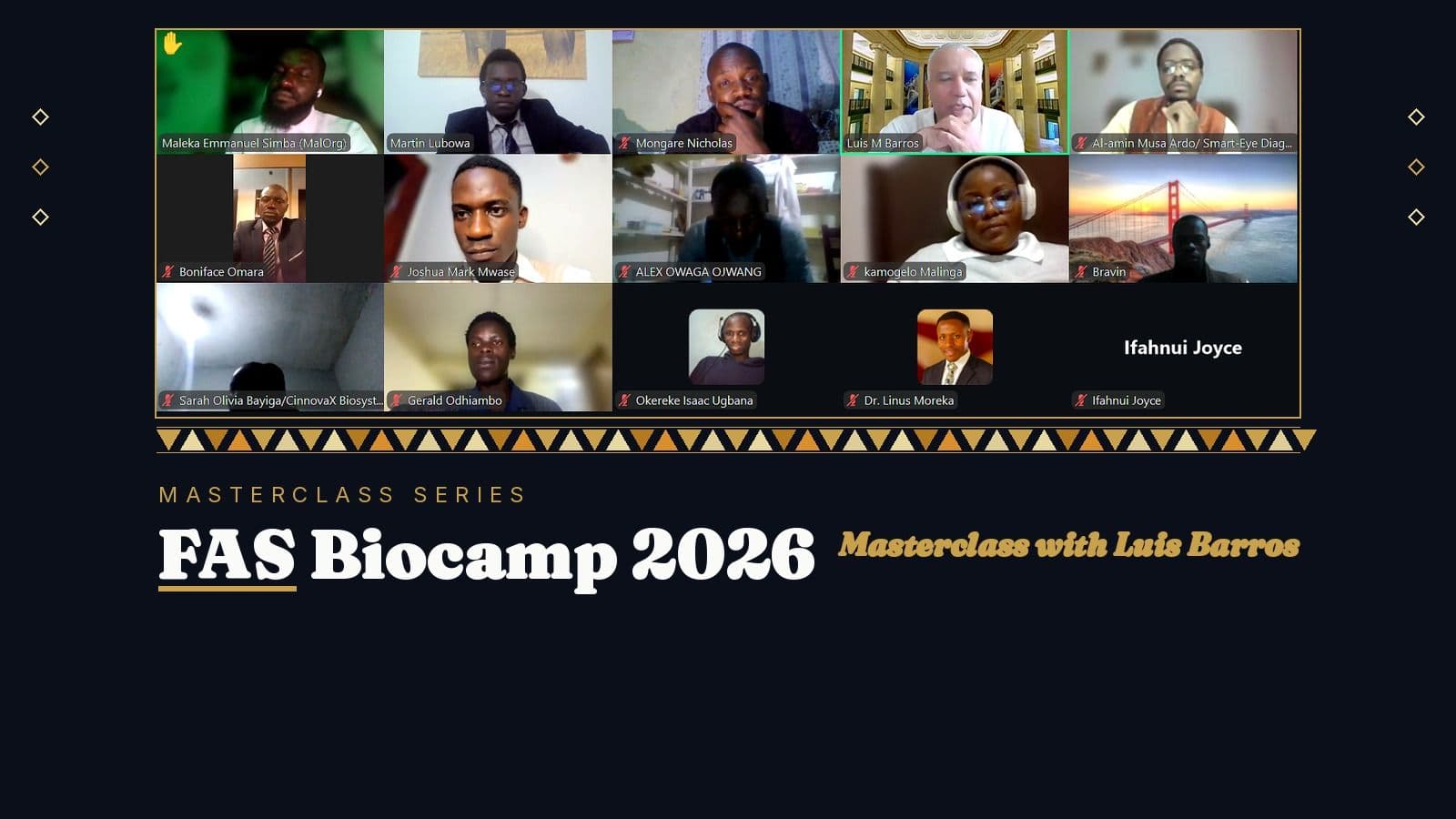 From Scientist to Founder: Luis Barros at the FAS Biocamp